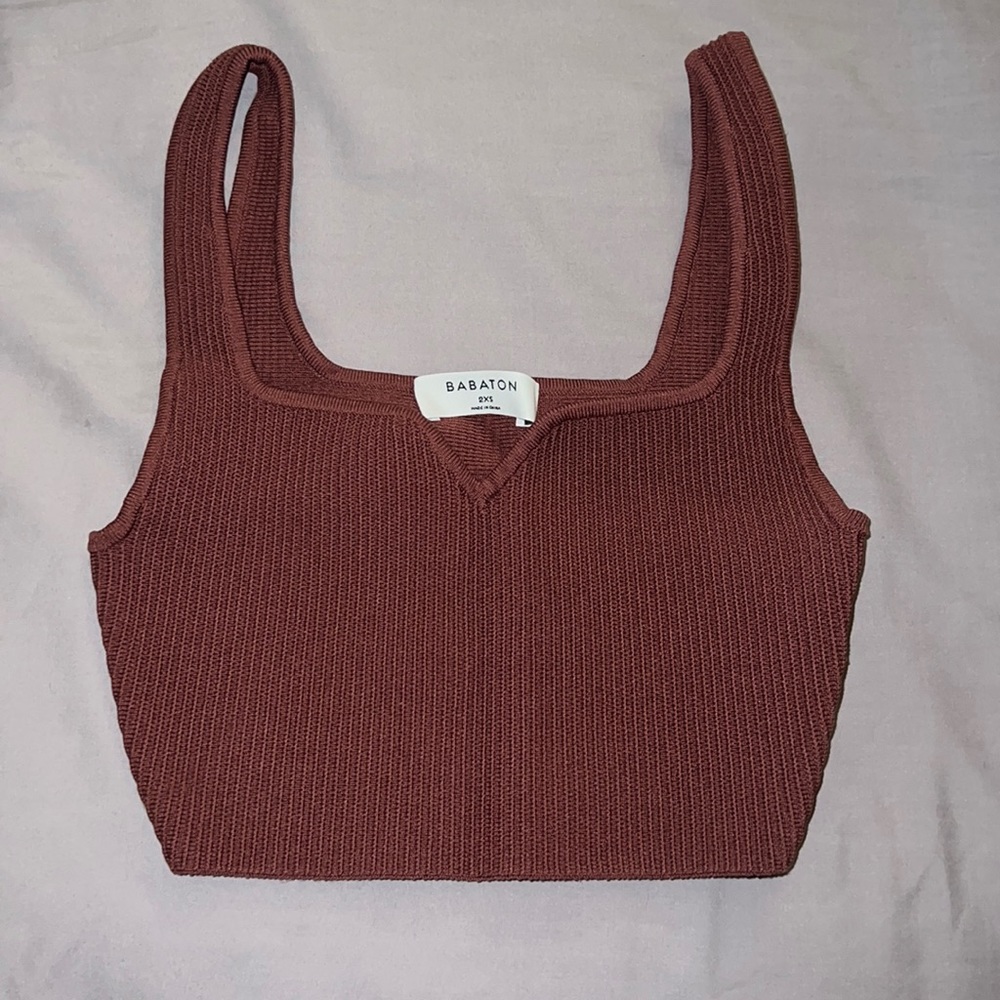 Aritzia babaton sculpt knit tank
